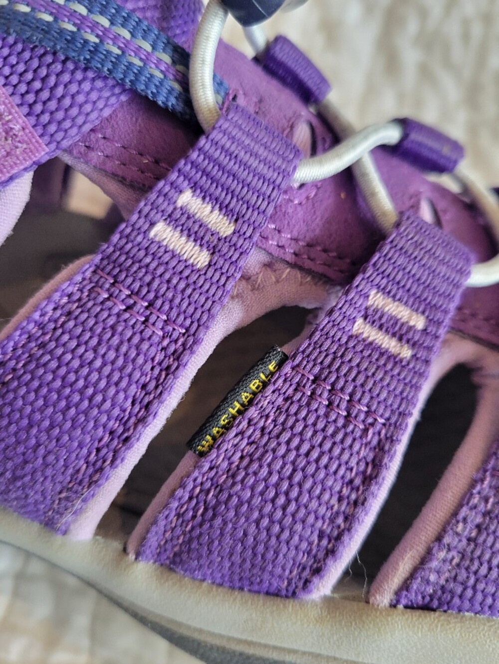 KEEN Kids' Purple Closed-Toe Sandals - Picture 6 of 8